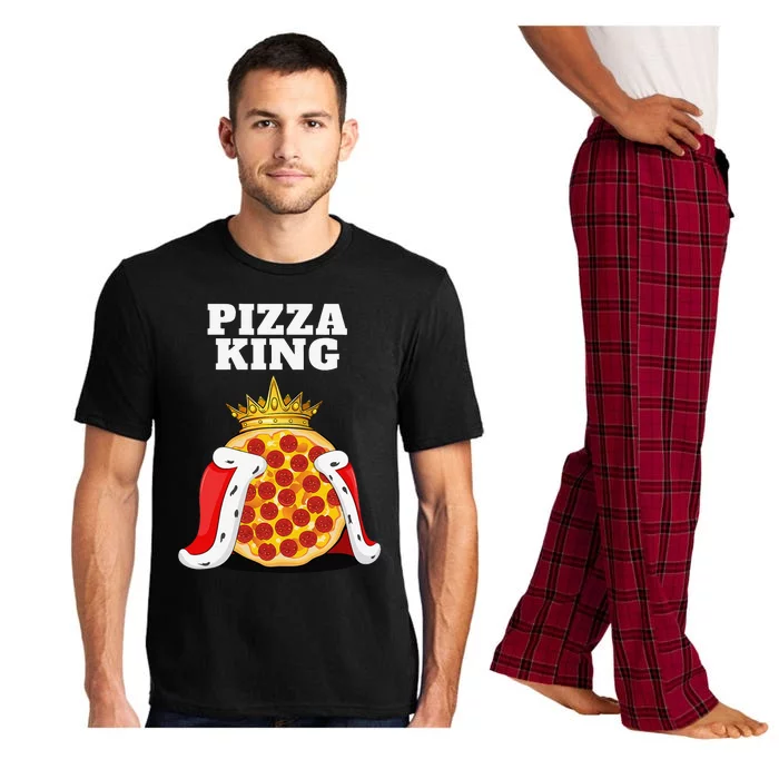 Pizza King Pizza Lover Cute Pizza Funny Foodie Pajama Set