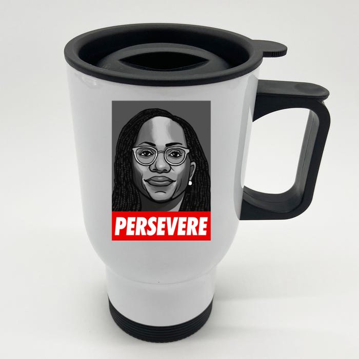 Persevere KBJ Supreme Front & Back Stainless Steel Travel Mug