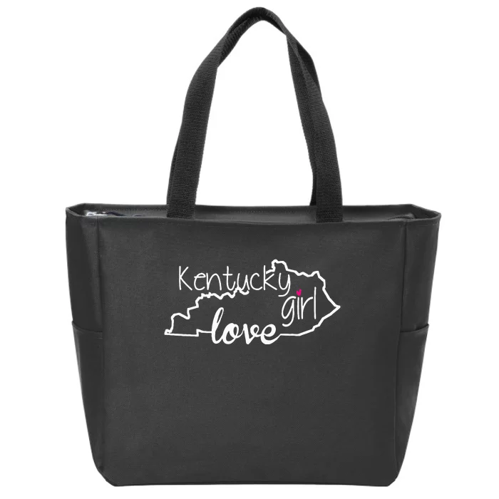 Premium Kentucky State Kentucky Home Bluegrass State Zip Tote Bag