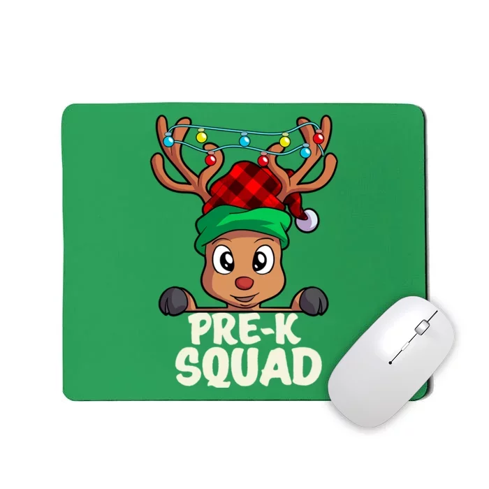 Pre K Squad Cute Teacher Christmas School For Teachers Mousepad