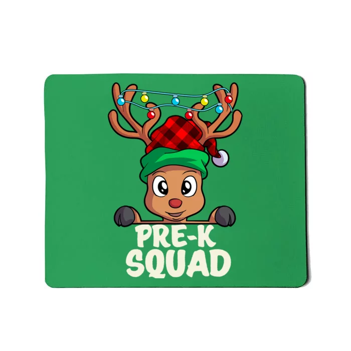 Pre K Squad Cute Teacher Christmas School For Teachers Mousepad