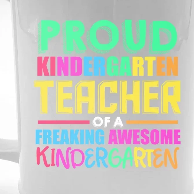 Proud Kindergarten Teacher Kindergarten Gift Front & Back Beer Stein