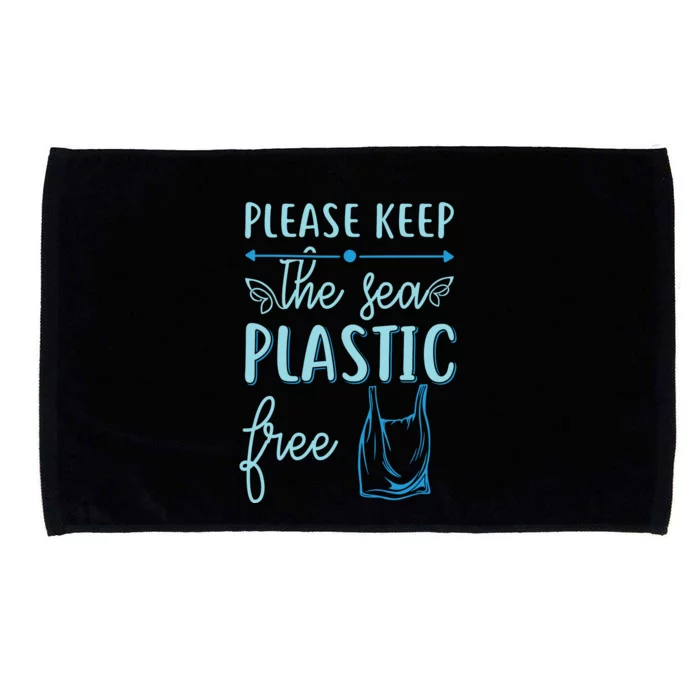 Please Keep The Sea Plastic Free Microfiber Hand Towel