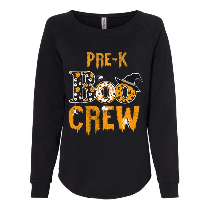 Pre K Teacher Boo Crew Halloween Pre K Teacher Womens California Wash Sweatshirt