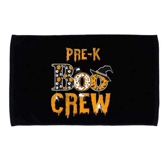 Pre K Teacher Boo Crew Halloween Pre K Teacher Microfiber Hand Towel