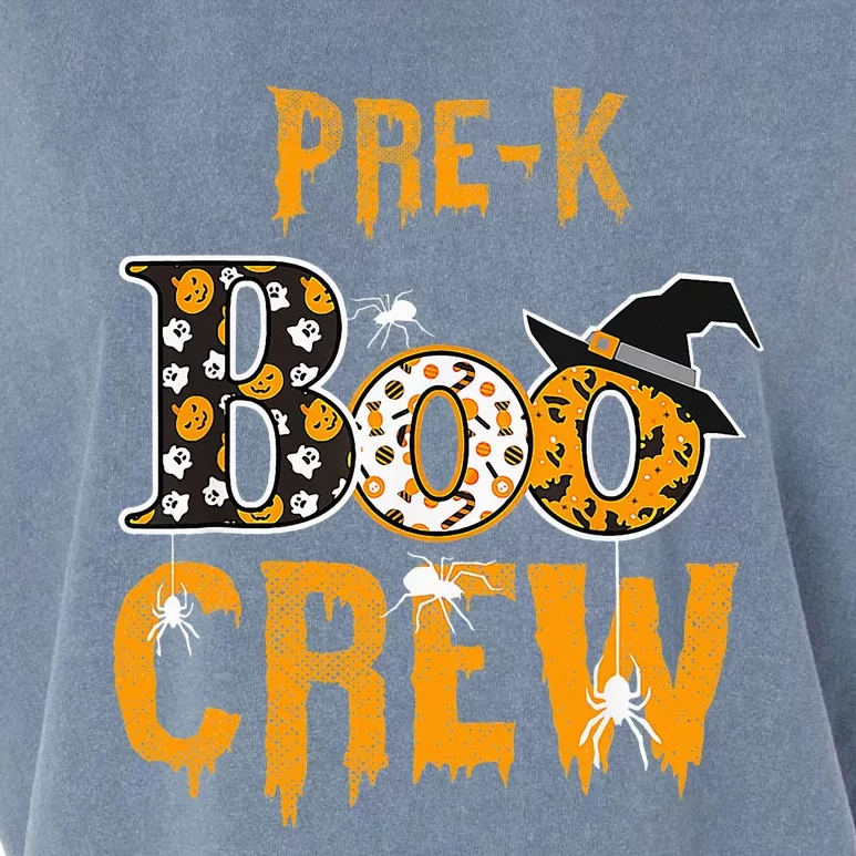 Pre K Teacher Boo Crew Halloween Pre K Teacher Garment-Dyed Women's Muscle Tee