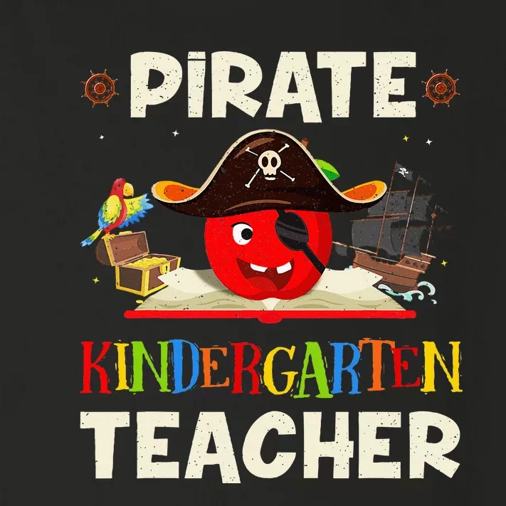 Pirate Kindergarten Teacher For Halloween Tees Pirate Day Toddler Long Sleeve Shirt