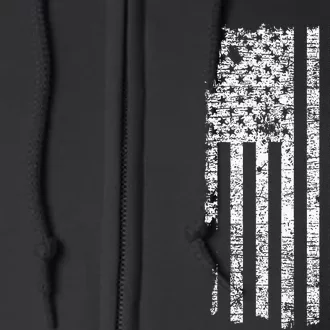 Piano Keyboard USA Flag Pianist Gifts Music Full Zip Hoodie