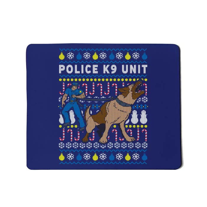 Police K9 Unit Gift For Christmas Mousepad