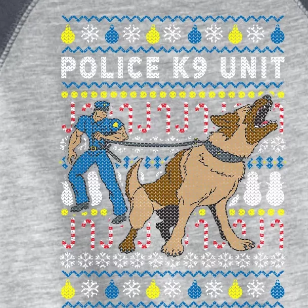 Police K9 Unit Gift For Christmas Toddler Fine Jersey T-Shirt