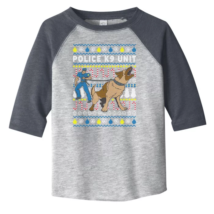 Police K9 Unit Gift For Christmas Toddler Fine Jersey T-Shirt