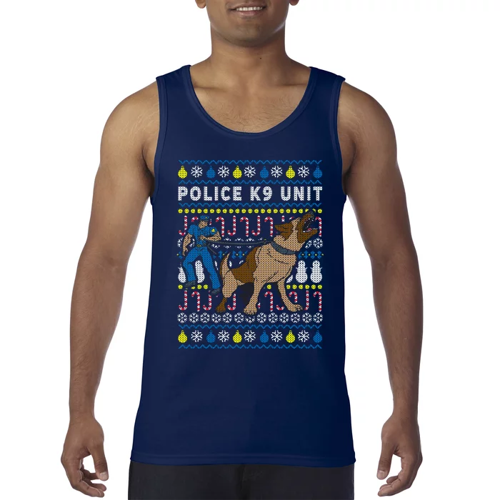 Police K9 Unit Gift For Christmas Tank Top