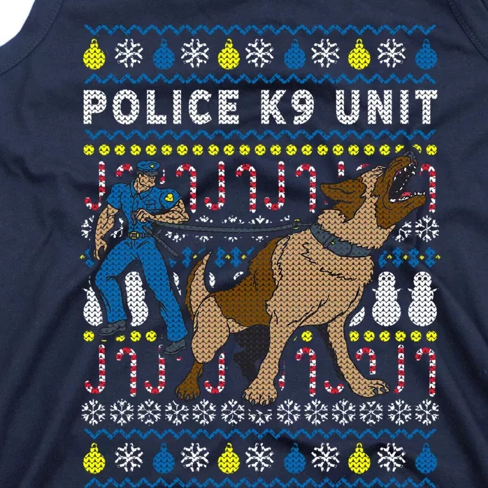 Police K9 Unit Gift For Christmas Tank Top