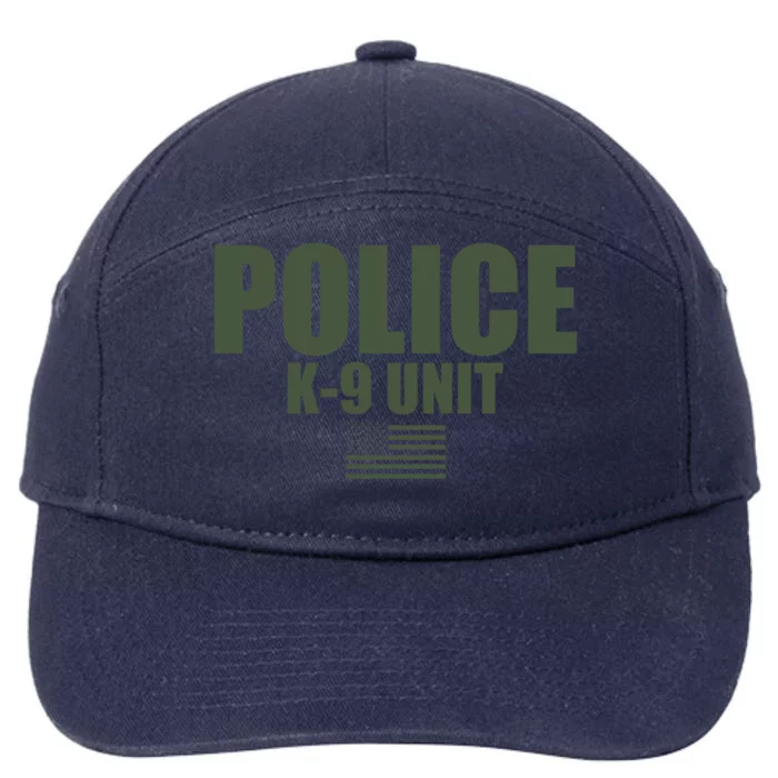 Police Kgift9 Unit Uniform Gift 7-Panel Snapback Hat