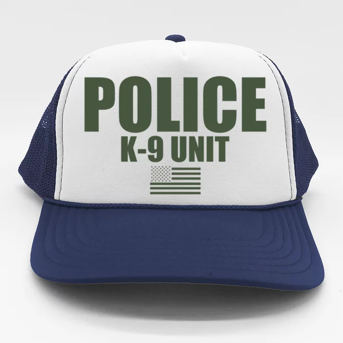 Police Kgift9 Unit Uniform Gift Trucker Hat