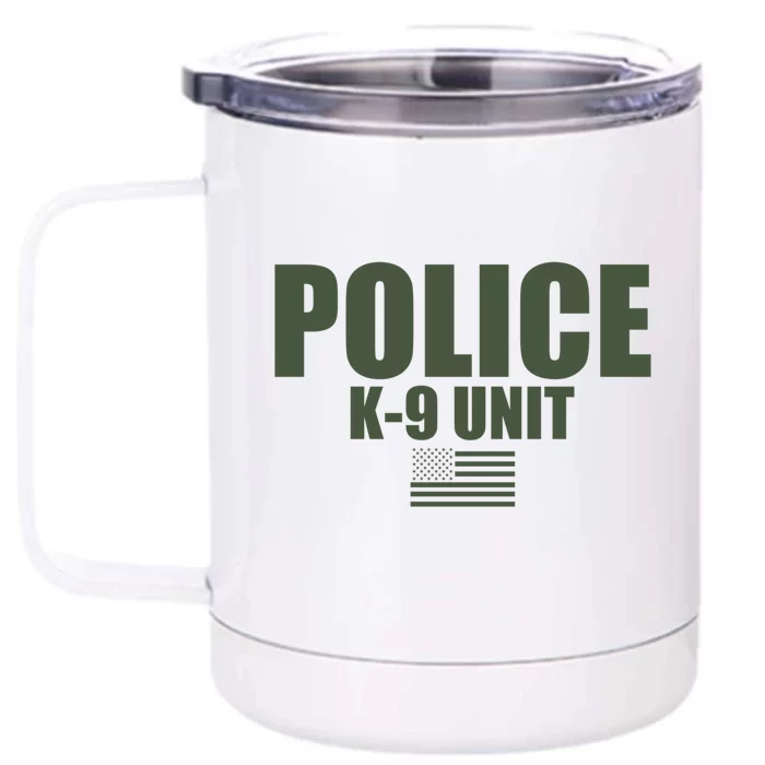 Police Kgift9 Unit Uniform Gift Front & Back 12oz Stainless Steel Tumbler Cup