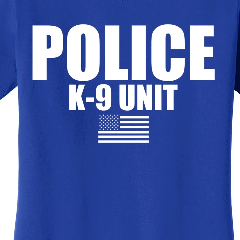 Police Kgift9 Unit Uniform Funny Gift Women's T-Shirt