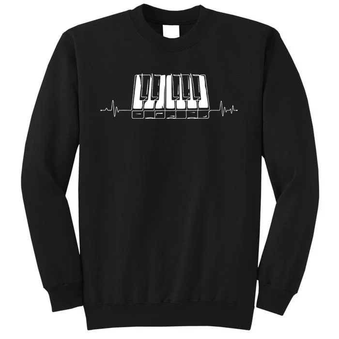 Piano Keys Vintage Style Musical Keyboard Piano Sweatshirt