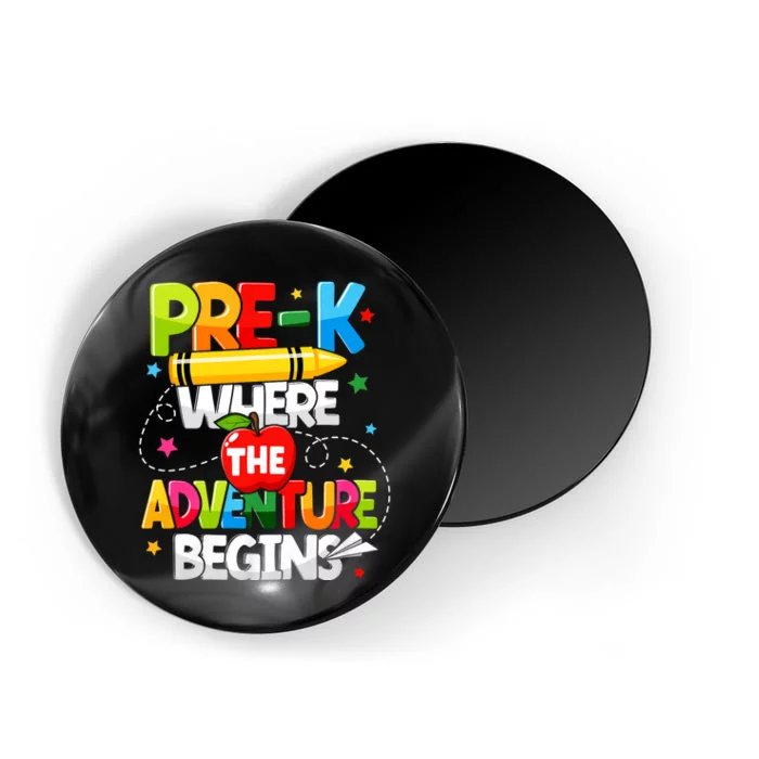 Pre K Where The Adventure Begins Back To School Teacher Magnet