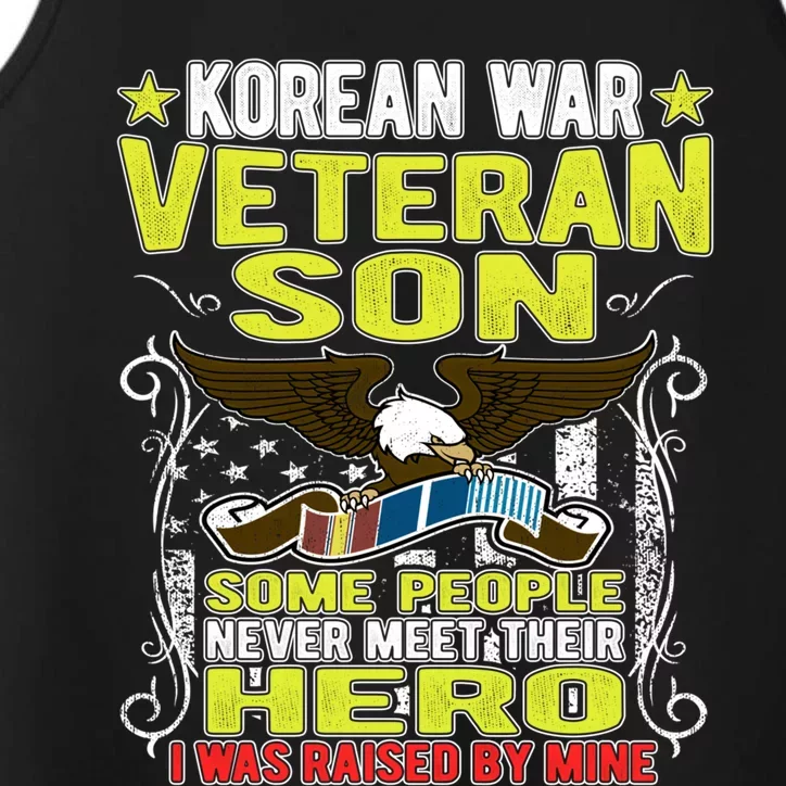 Proud Korean War Veteran Son Cool Gift Military Veterans Gift Meaningful Gift Performance Tank