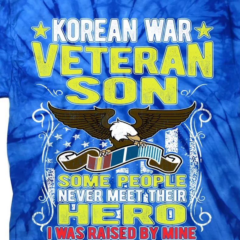 Proud Korean War Veteran Son Cool Gift Military Veterans Gift Meaningful Gift Tie-Dye T-Shirt