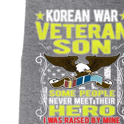 Proud Korean War Veteran Son Cool Gift Military Veterans Gift Meaningful Gift Doggie 3-End Fleece Hoodie