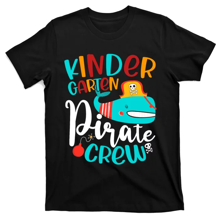 Pirate Kinder Whale Costume Kindergarten Teacher Halloween T-Shirt