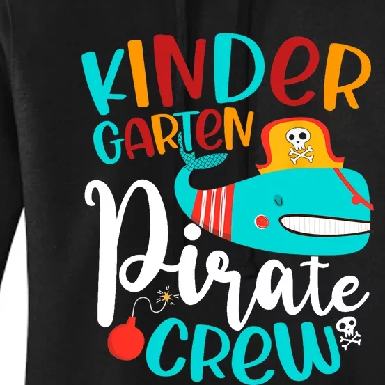 Pirate Kinder Whale Costume Kindergarten Teacher Halloween Women's Pullover Hoodie