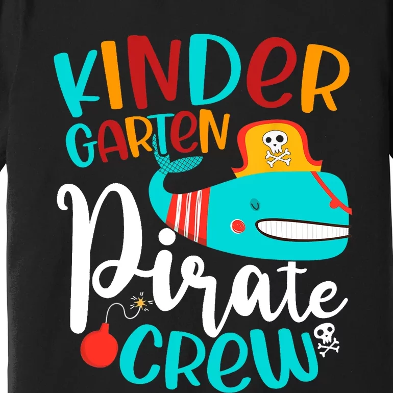 Pirate Kinder Whale Costume Kindergarten Teacher Halloween Premium T-Shirt