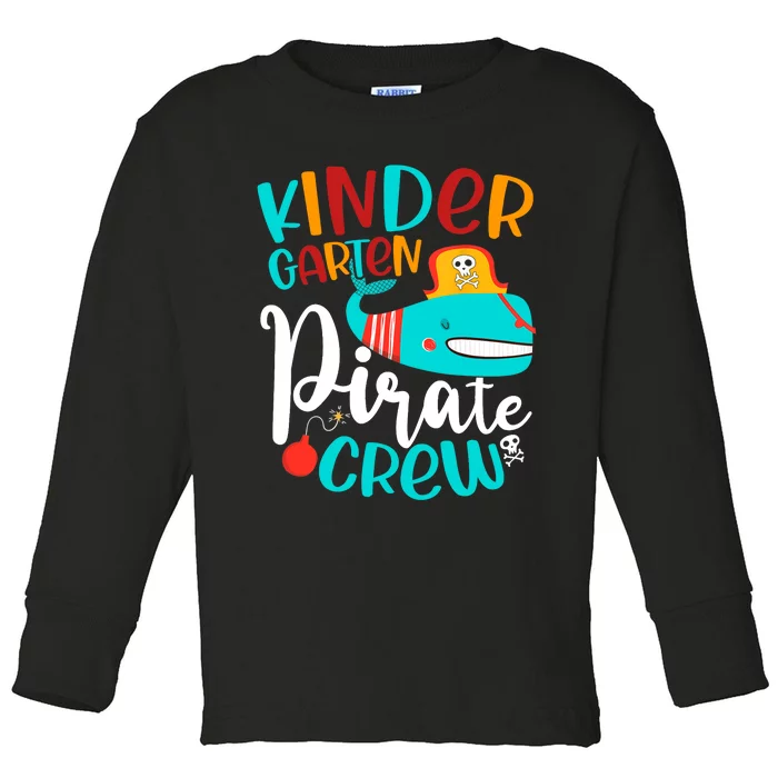 Pirate Kinder Whale Costume Kindergarten Teacher Halloween Toddler Long Sleeve Shirt