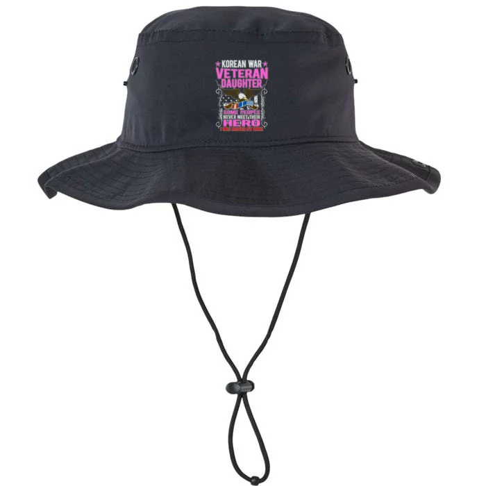 Proud Korean War Veteran Daughter Gift I Was Raised By Mine Legacy Cool Fit Booney Bucket Hat