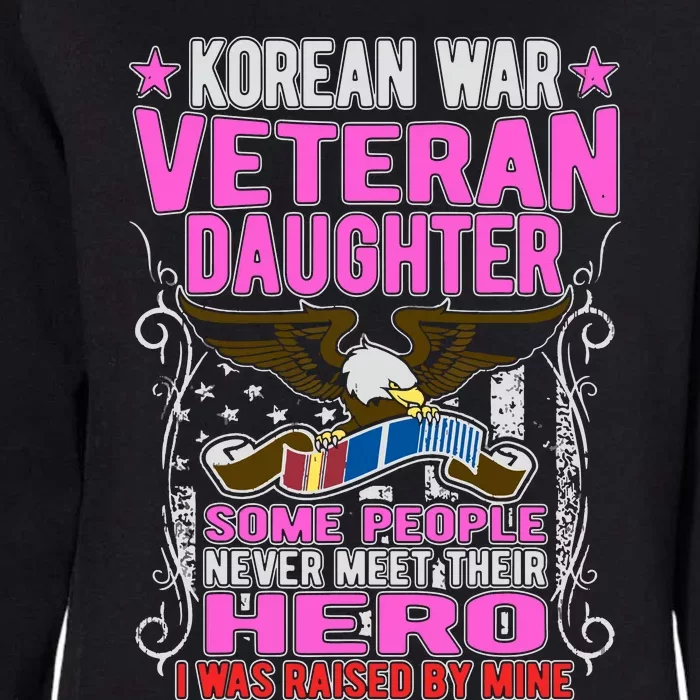 Proud Korean War Veteran Daughter Gift I Was Raised By Mine Womens California Wash Sweatshirt