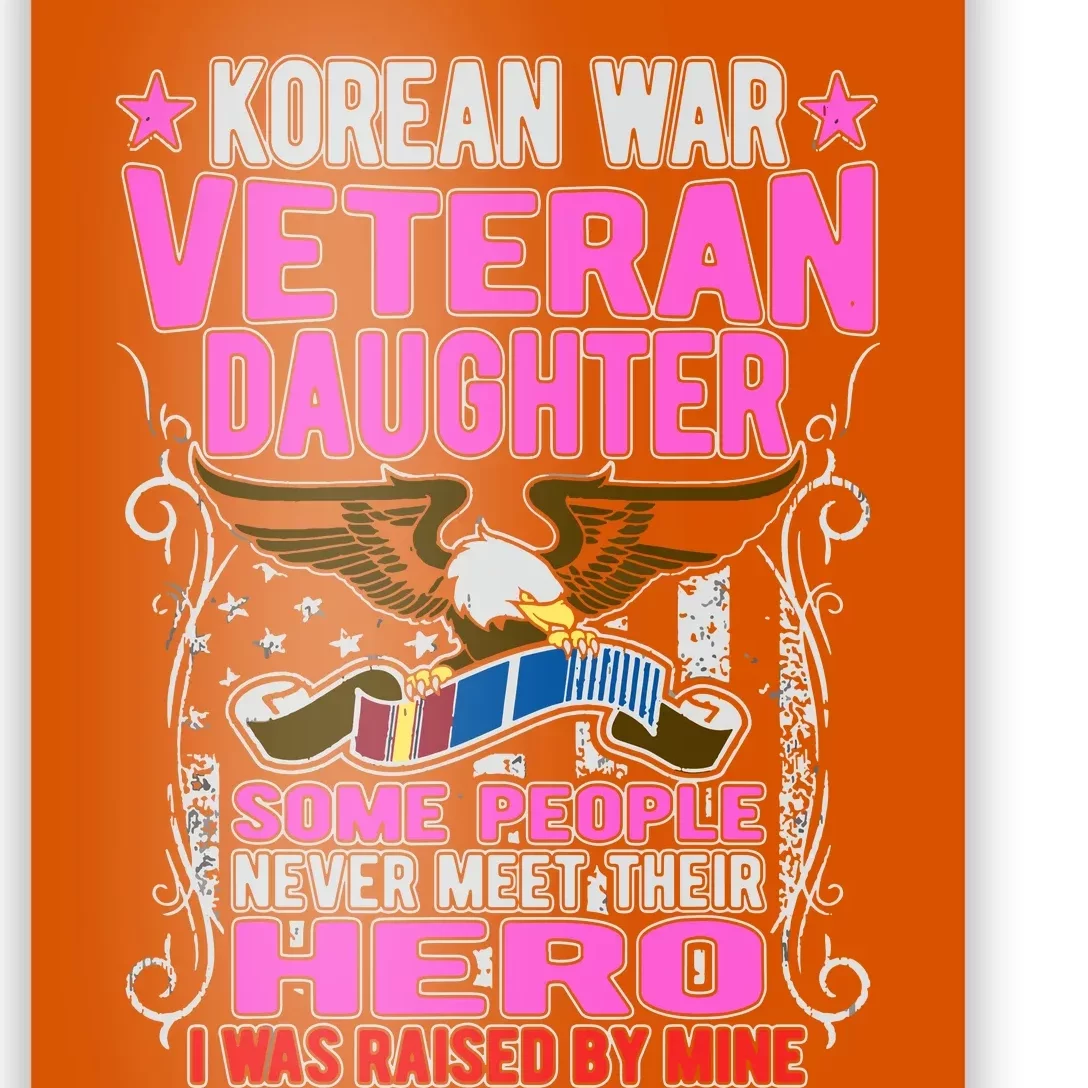 Proud Korean War Veteran Daughter Gift I Was Raised By Mine Poster