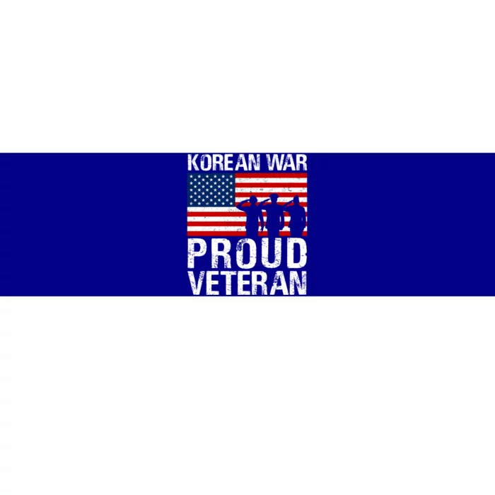 Proud Korean War Veteran Funny Gift Military Bumper Sticker