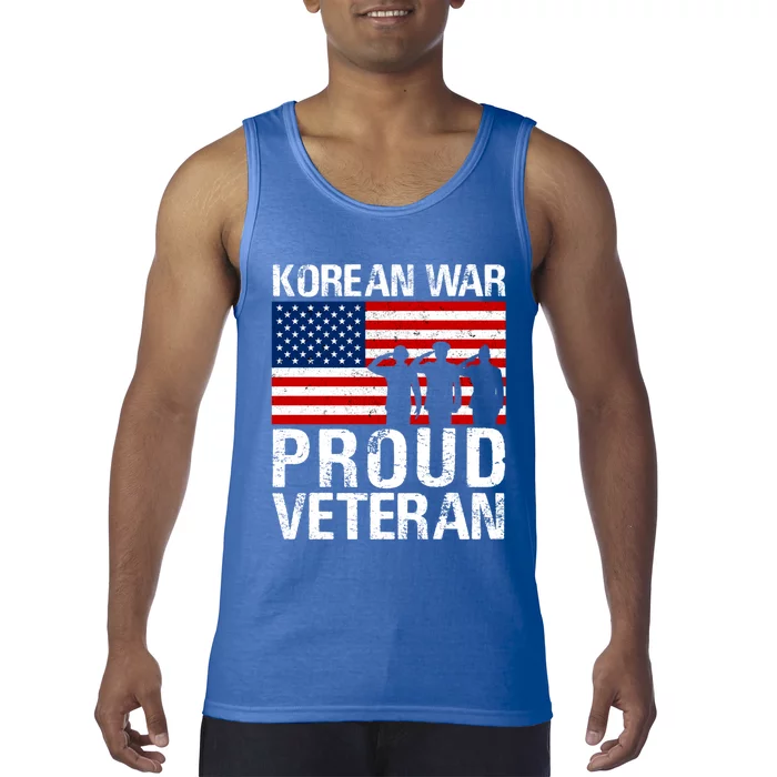 Proud Korean War Veteran Funny Gift Military Tank Top