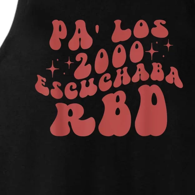 Pa Los 2000 Escuchaba Rbd Ladies Tri-Blend Wicking Tank