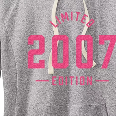 Pink Limited 2007 Edition Sweet 16th Birthday Teen Girl Women's Fleece Hoodie