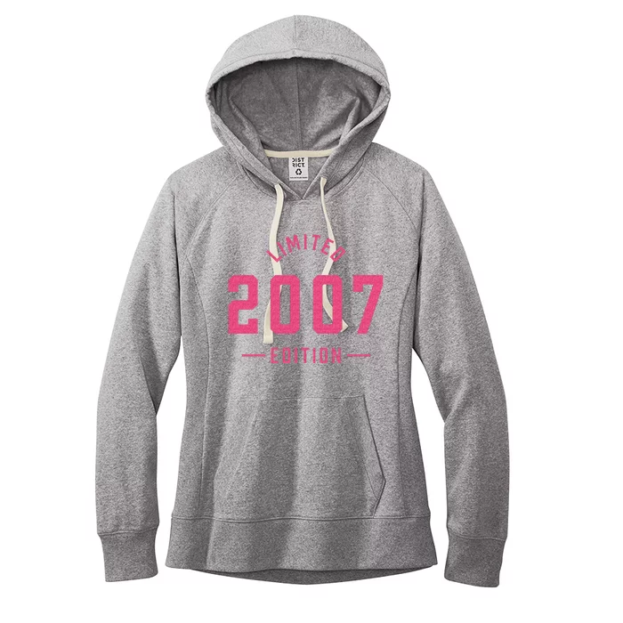 Pink Limited 2007 Edition Sweet 16th Birthday Teen Girl Women's Fleece Hoodie