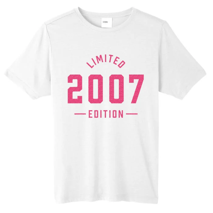 Pink Limited 2007 Edition Sweet 16th Birthday Teen Girl ChromaSoft Performance T-Shirt