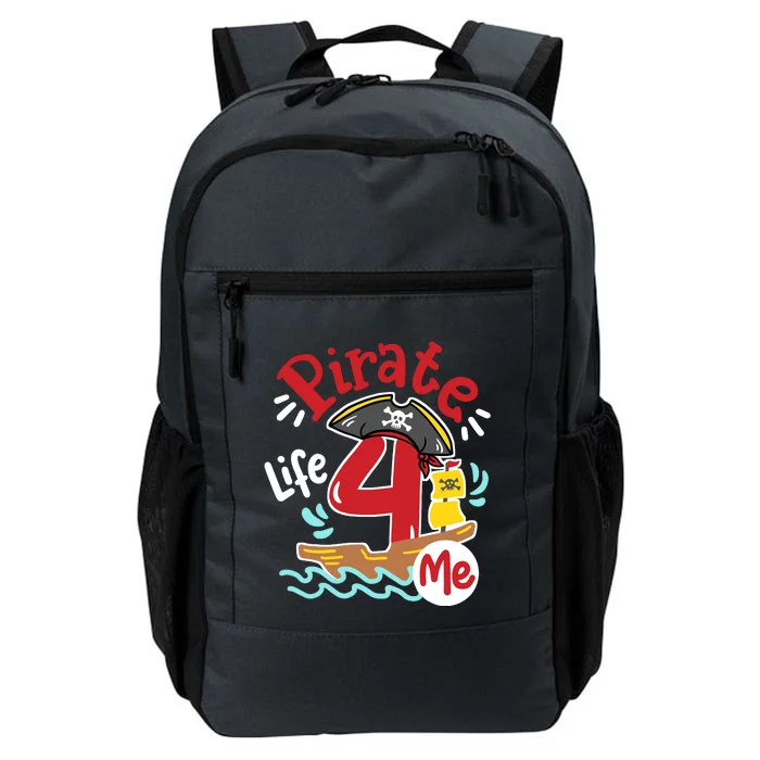 Pirate Life 4 Me 4th Birthday Party Four Years Old Boy Daily Commute Backpack