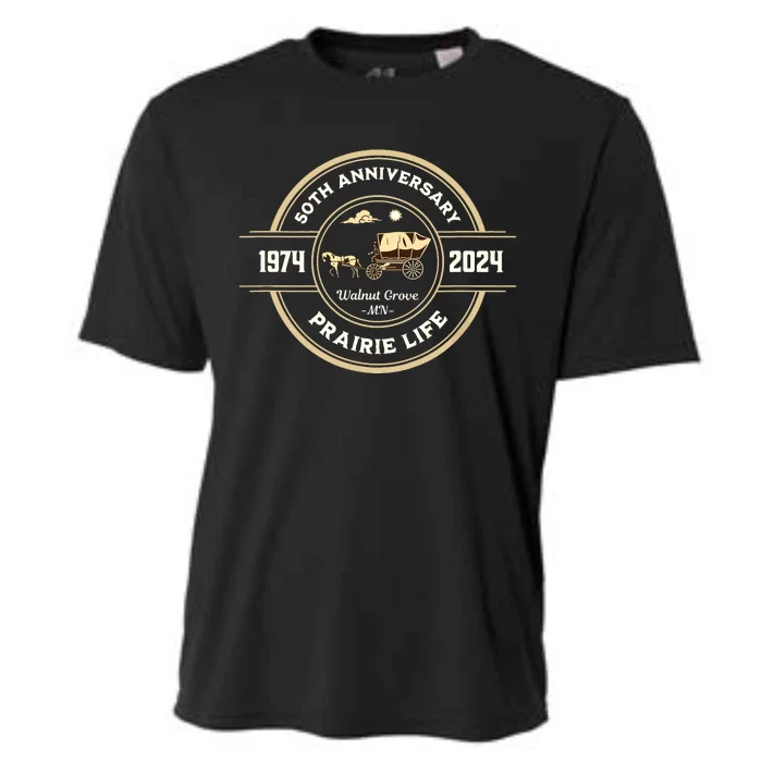 Prairie Life 50th Anniversary Celebration Walnut Grove Mn Cooling Performance Crew T-Shirt