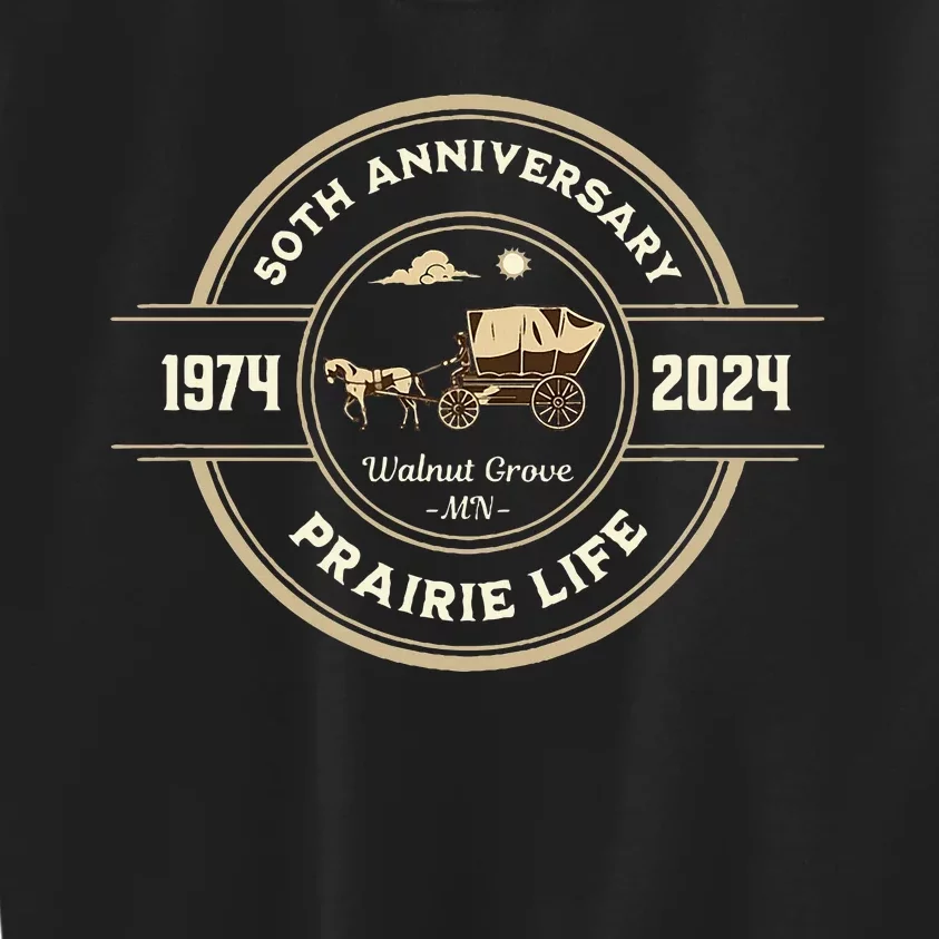 Prairie Life 50th Anniversary Celebration Walnut Kids Sweatshirt