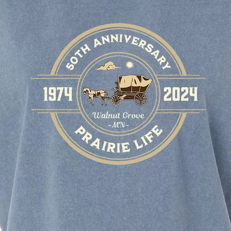 Prairie Life 50th Anniversary Celebration Walnut Garment-Dyed Women's Muscle Tee