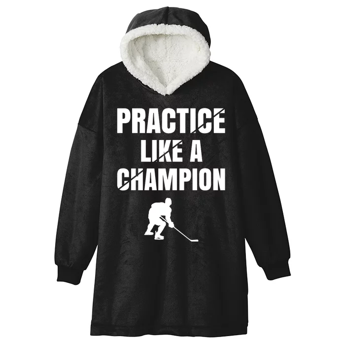 Practice Like A Champion Hooded Wearable Blanket