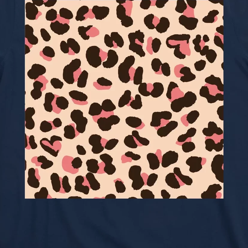 Pink Leopard Animal Print T-Shirt