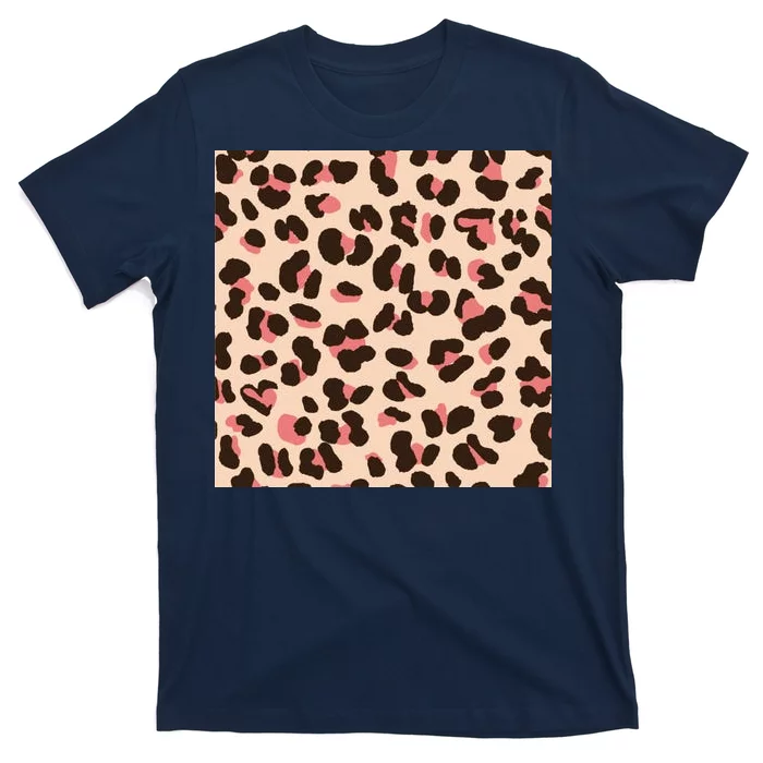 Pink Leopard Animal Print T-Shirt