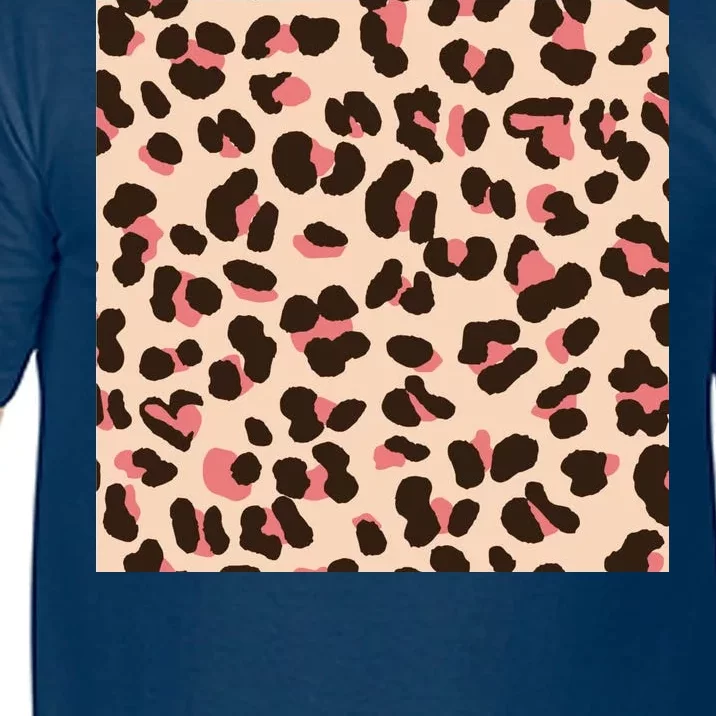 Pink Leopard Animal Print Comfort Colors T-Shirt