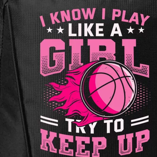 Play Like A Girl Basketball City Backpack