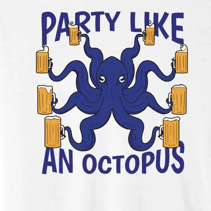 Party Like An Octopus Beer ChromaSoft Performance T-Shirt