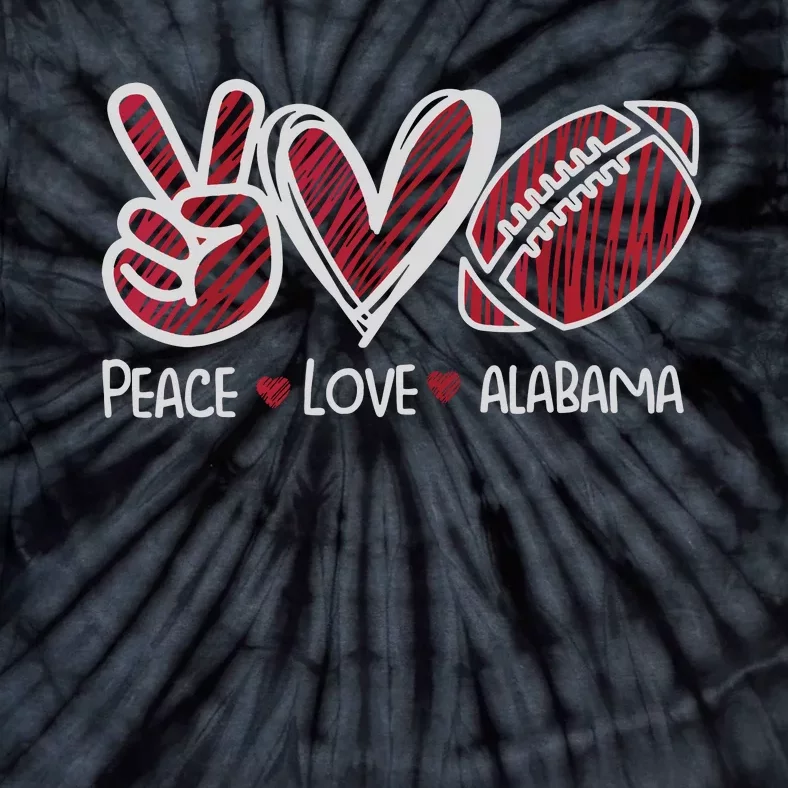 Peace Love Alabama Tie-Dye T-Shirt